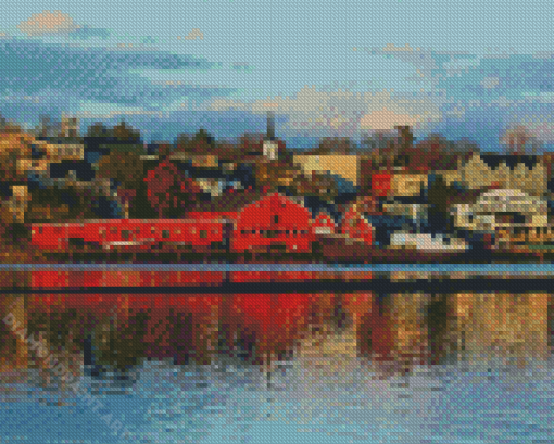 Canada Lunenburg Town Diamond Painting