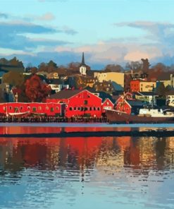 Canada Lunenburg Town Diamond Painting