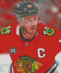 Chicago Blackhawks Toews Diamond Painting