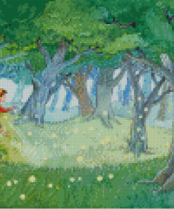 Firefly Forest Art Diamond Painting