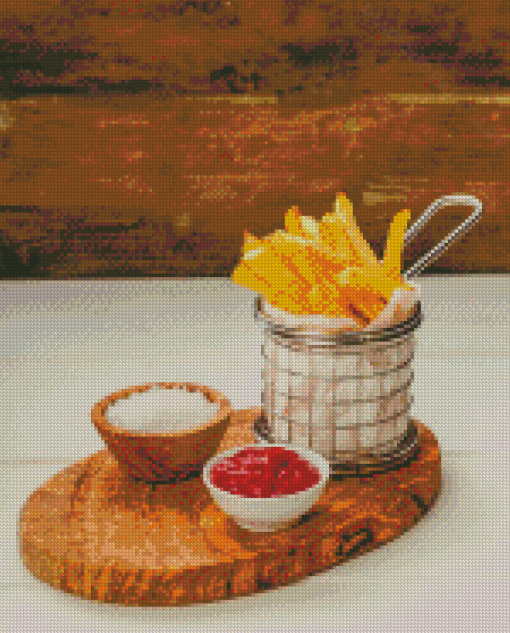 French Fries Diamond Painting