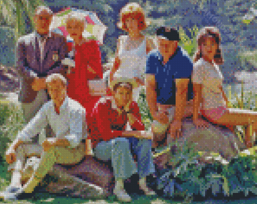 Gilligans Island Sitcom Diamond Painting