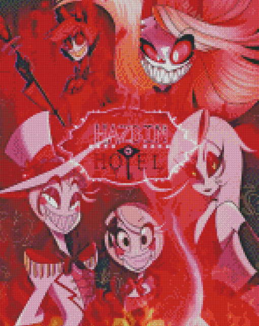 Hazbin Hotel Poster Diamond Painting