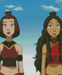 Katara And Suki Diamond Painting