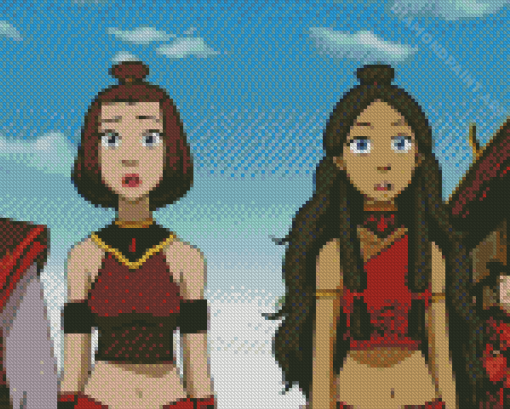 Katara And Suki Diamond Painting