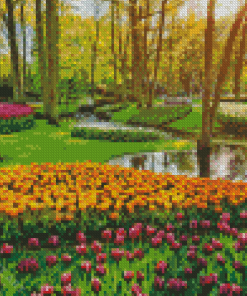 Keukenhof Lisse Netherlands Diamond Painting