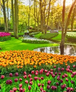 Keukenhof Lisse Netherlands Diamond Painting