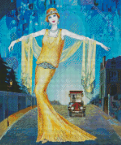 Lady In Helena Lam Diamond Painting