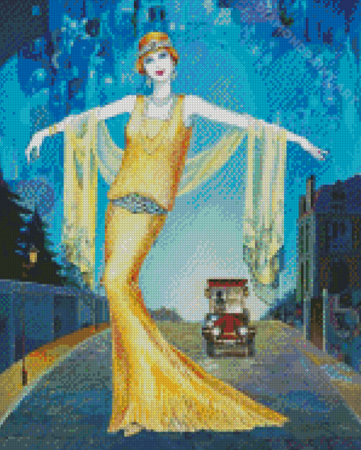 Lady In Helena Lam Diamond Painting