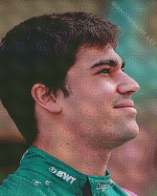 Lance Stroll Side Profile Diamond Painting