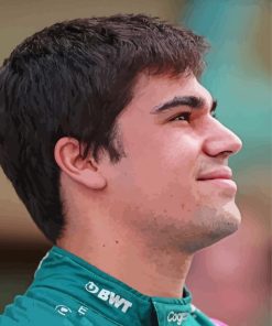 Lance Stroll Side Profile Diamond Painting