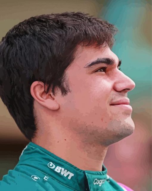 Lance Stroll Side Profile Diamond Painting