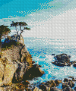 Lone Cypress Monterey Diamond Painting