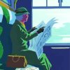 Miss Marple Reading Diamond Painting