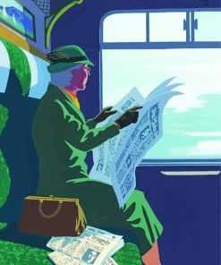 Miss Marple Reading Diamond Painting