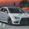 Mitsubishi Evo Car Diamond Painting