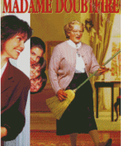 Mrs Doubtfire Poster Diamond Painting