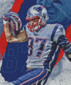 NFL Rob Gronkowski Diamond Painting