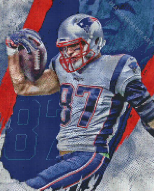 NFL Rob Gronkowski Diamond Painting