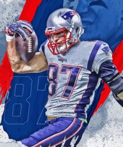 NFL Rob Gronkowski Diamond Painting