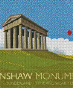 Penshaw Monument Poster Diamond Painting