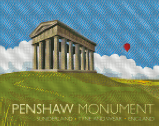 Penshaw Monument Poster Diamond Painting