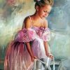 Pink Ballerina Art Diamond Painting