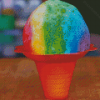 Rainbow Snow Cone Diamond Painting