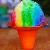 Rainbow Snow Cone Diamond Painting