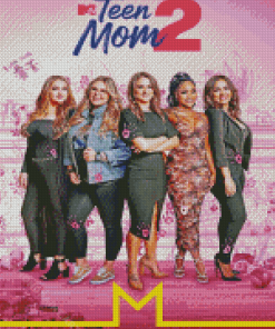 Teen Mom Poster Diamond Painting