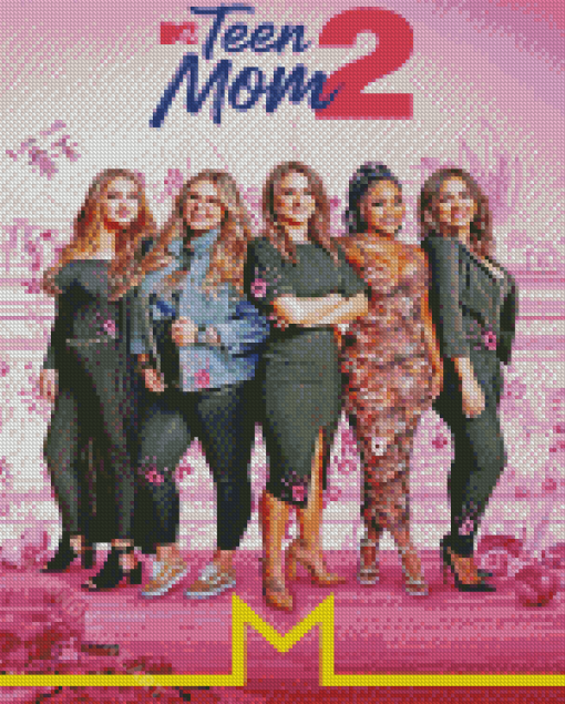 Teen Mom Poster Diamond Painting