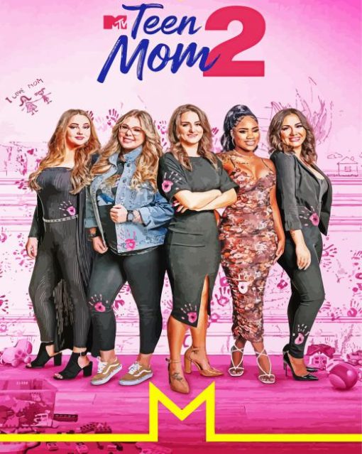 Teen Mom Poster Diamond Painting