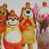 The Banana Splits Characters Diamond Painting