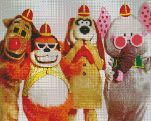 The Banana Splits Characters Diamond Painting