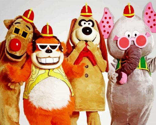 The Banana Splits Characters Diamond Painting