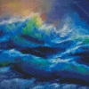 Abstract Sea Storm Diamond Painting