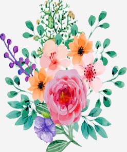 Aesthetic Flowers Diamond Painting