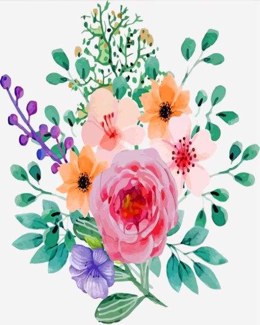 Aesthetic Flowers Diamond Painting