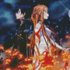 Asuna And Kirito Diamond Painting