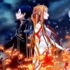 Asuna And Kirito Diamond Painting