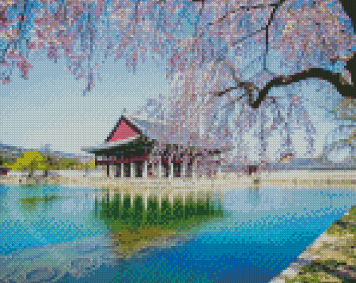 Spring In Korea Diamond Painting