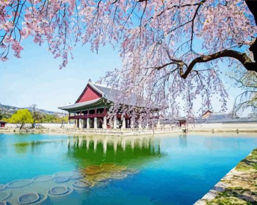 Spring In Korea Diamond Painting