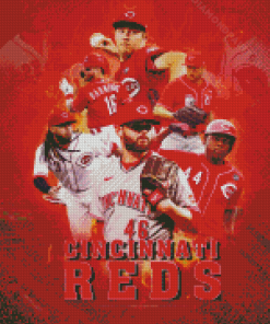 Cincinnati Reds Baseball Diamond Painting