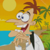 Crazy Doofenshmirtz Diamond Painting