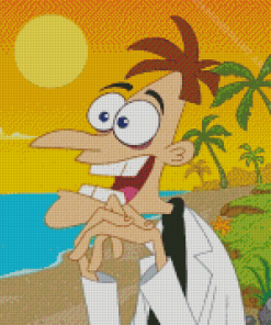 Crazy Doofenshmirtz Diamond Painting