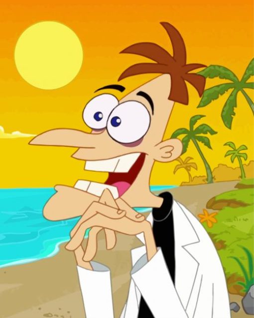 Crazy Doofenshmirtz Diamond Painting