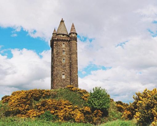 Scrabo Tower In Ireland Diamond Painting