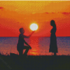 Sunset Couple Diamond Painting