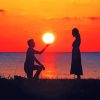 Sunset Couple Diamond Painting