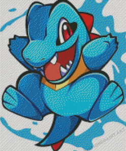 Totodile Pokemon Diamond Painting